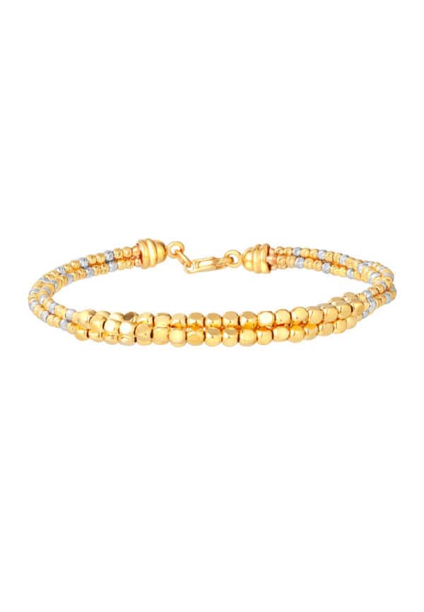 762x1100px_13June_0032_VX3DCBCB203470 TOMEI Lusso Italia Dual-Tone Balls Bangle, Yellow Gold 916/22K