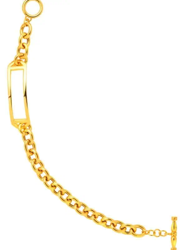 TOMEI Knot Bracelet, Yellow Gold 916