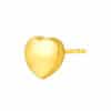 TOMEI Lusso Italia Heart Earrings, Yellow Gold 916