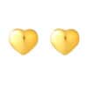 TOMEI Lusso Italia Heart Earrings, Yellow Gold 916