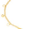 TOMEI Chasing Hearts Bracelet, Yellow Gold 916