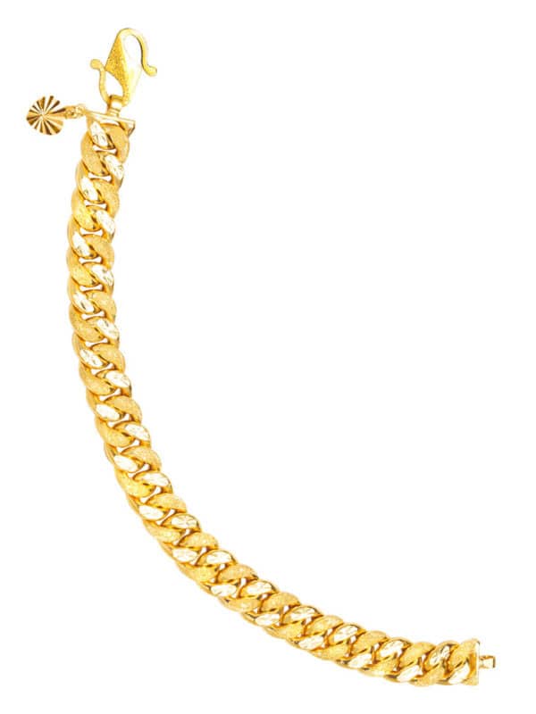 TOMEI Classic Knotted Bracelet, Yellow Gold 916