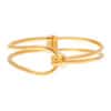 TOMEI Chic Knotted Bangle, Yellow Gold 916