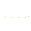 TOMEI Jingling & Blessing Quadruple Treasures Baby Anklet, Yellow Gold 916 (22K)