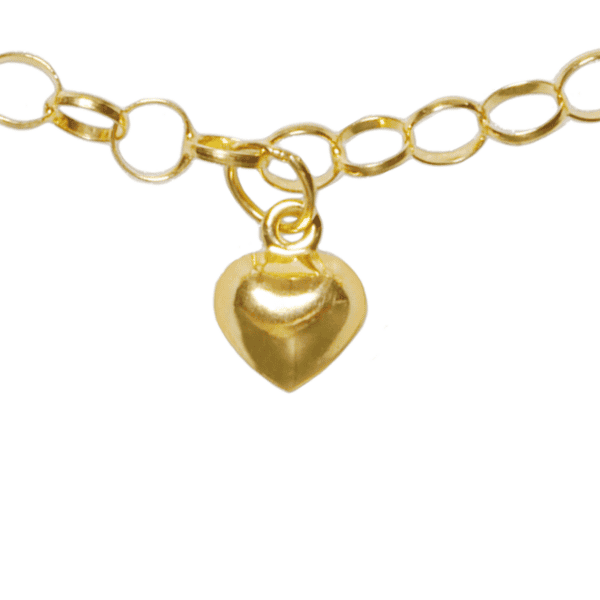 TOMEI Jingling & Blessing Quadruple Treasures Baby Anklet, Yellow Gold 916 (22K)