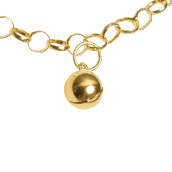 TOMEI Jingling & Blessing Quadruple Treasures Baby Anklet, Yellow Gold 916 (22K)