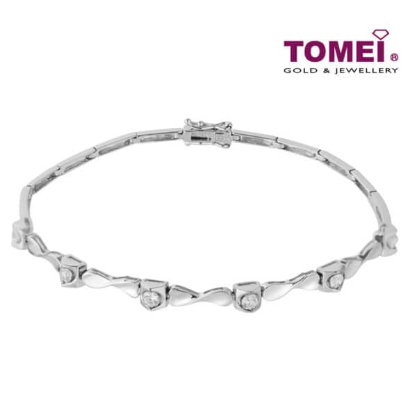 TOMEI Bracelet, Diamond White Gold 750