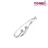 TOMEI Bangle of Style and Grace, White Gold 375 (B0661)