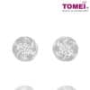 TOMEI Diamond Earrings, White Gold 375 (E1238)