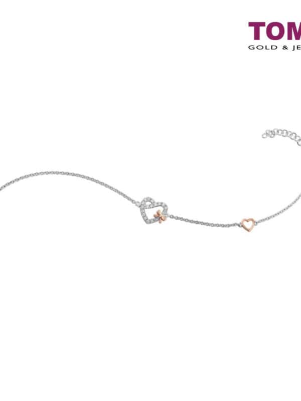 TOMEI Bonds of Grace Bracelet, Diamond White Gold 585 (B1108)