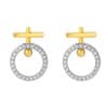 TOMEI Diamond Cut Collection Earrings Of Auspicious, Yellow Gold 916