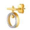 TOMEI Diamond Cut Collection Earrings Of Auspicious, Yellow Gold 916