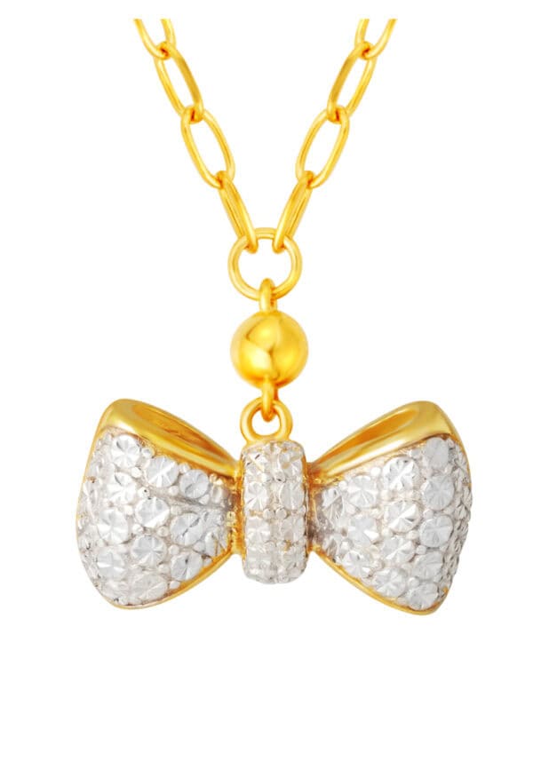 DC-YG1474N-2C-48CM-9.12G-2 TOMEI Diamond Cut Collection Little Joy Necklace, Yellow Gold 916