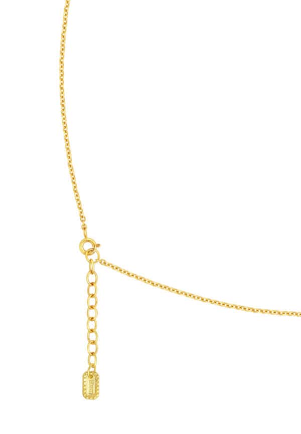 DC-YG1474N-2C-48CM-9.12G-3 TOMEI Diamond Cut Collection Little Joy Necklace, Yellow Gold 916