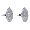 TOMEI Diamond Earrings, White Gold 750
