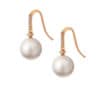 TOMEI Mesmeric Elegance of the Seas Earrings, Pearl Diamond, White/Yellow Gold 585