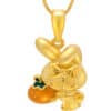 TOMEI X SANRIO My Melody With Fruit Pendant, Yellow Gold 916