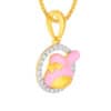 TOMEI My Melody Pendant, Yellow Gold 916
