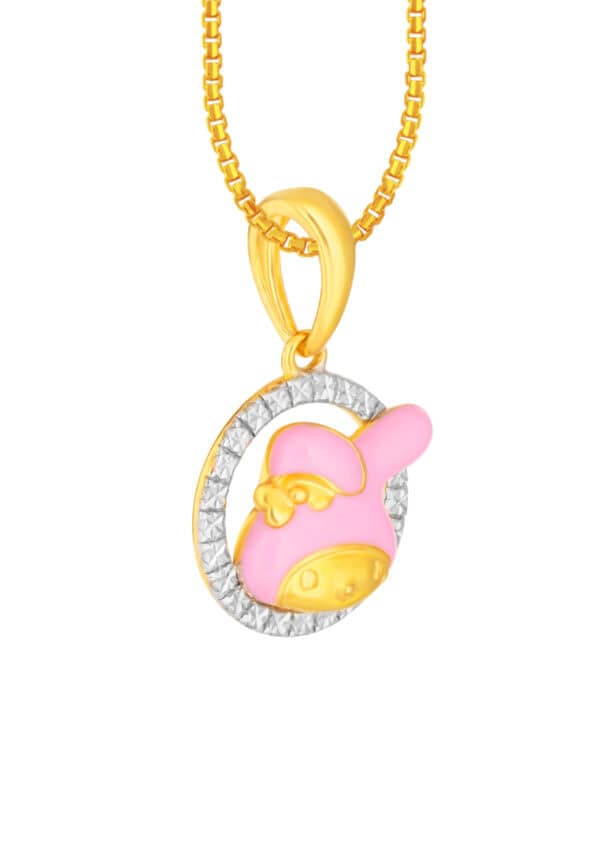 TOMEI My Melody Pendant, Yellow Gold 916