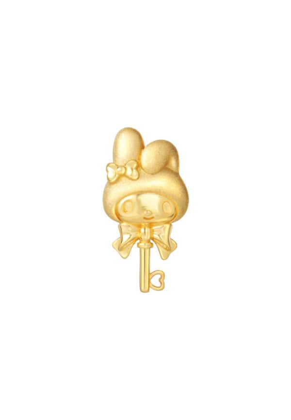 HK-M-YG1144P-1C-2.90G TOMEI x SANRIO My Melody Key Pendant, Yellow Gold 916