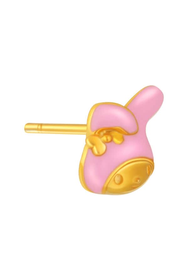 TOMEI My Melody Earrings, Yellow Gold 916