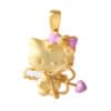 TOMEI X Hello Kitty with Arrow Pendant, Yellow Gold 916