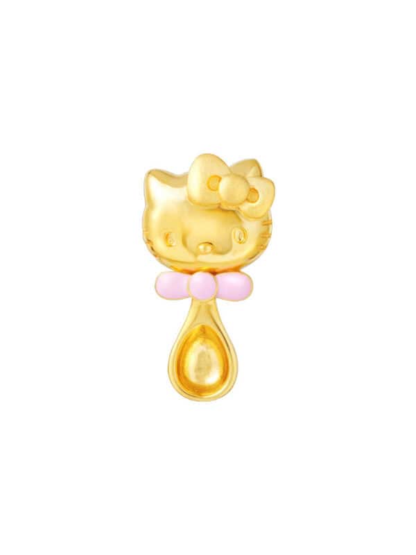 TOMEI x Hello Kitty Spoon Pendant, Yellow Gold 916