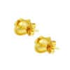 TOMEI X SANRIO Winter Wonders Hello Kitty Earrings, Yellow Gold 916