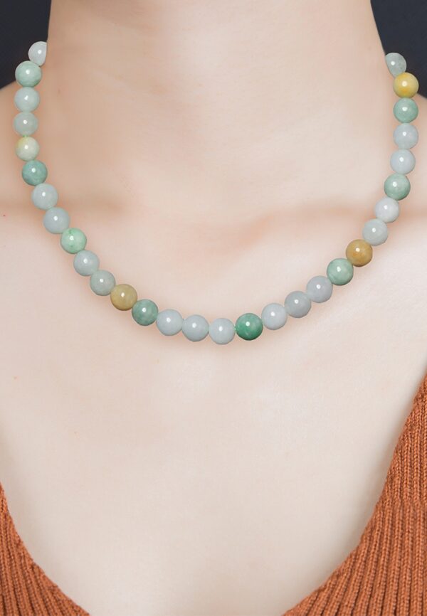 Tomei Palace Grace Green Jade Necklace