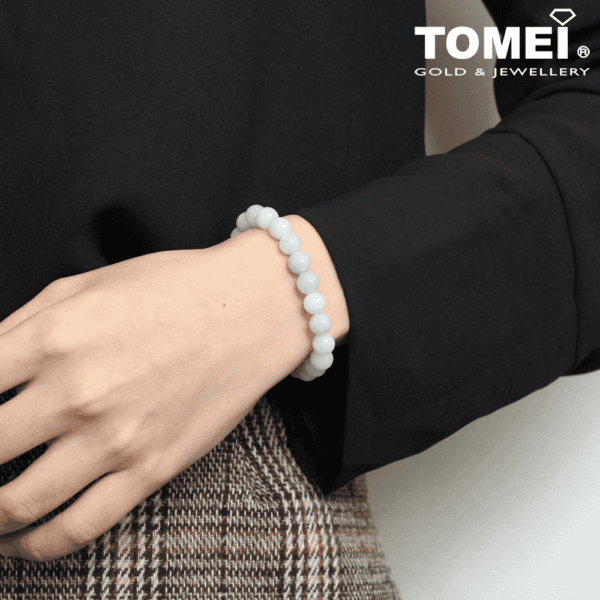TOMEI Palace Grace Light Green Jade Bracelet