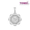 TOMEI Koleksi Endora Diamond Pendant, White Gold 750
