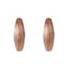 TOMEI Hoop Earrings, Rose Gold 585