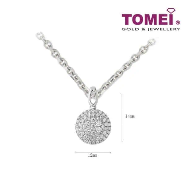TOMEI Celina Pendant, White Gold 750 (P5192)