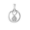 TOMEI Diamond Pendant Set I White Gold 585