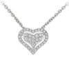 TOMEI Diamond Pendant Set I White Gold 585