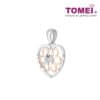 TOMEI Diamond Pendant Set I White Gold 585