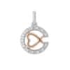 TOMEI Diamond Pendant Set I White+Rose Gold 585 (14K) (P6222)