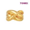 TOMEI Knotted Ring, Yellow Gold 916