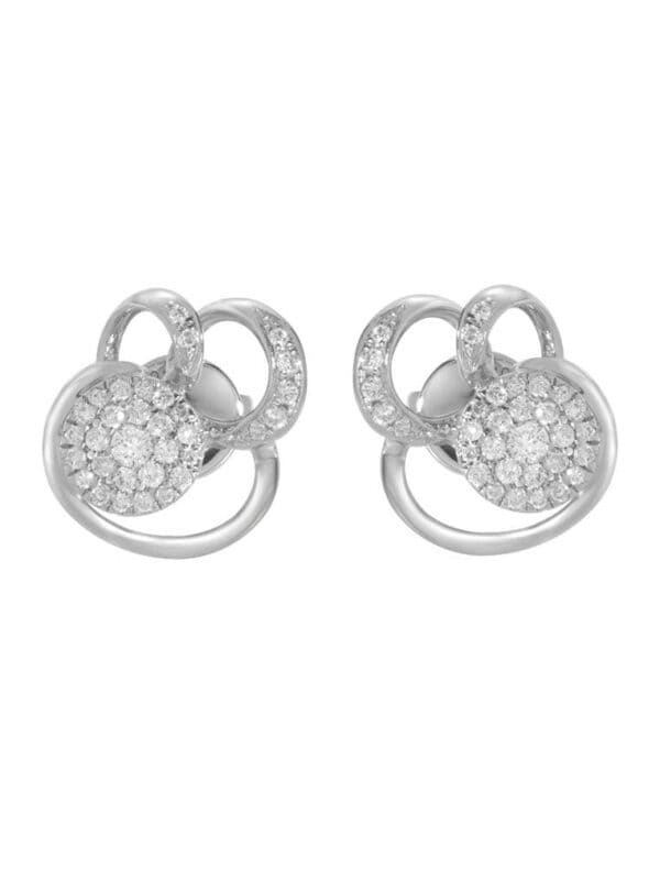 TOMEI Bryony Earrings, Diamond White Gold 750 (PD17151E)
