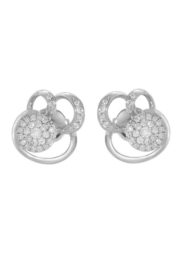 TOMEI Bryony Earrings, Diamond White Gold 750 (PD17151E)