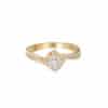 TOMEI Diamond Ring, Yellow Gold 585