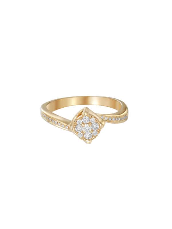 TOMEI Diamond Ring, Yellow Gold 585