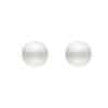 TOMEI Pearlfect Love Pearl Earrings, White/Yellow Gold 585