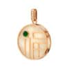 TOMEI Nephrite Collection Fu-Zi Pendant, Rose Gold 750