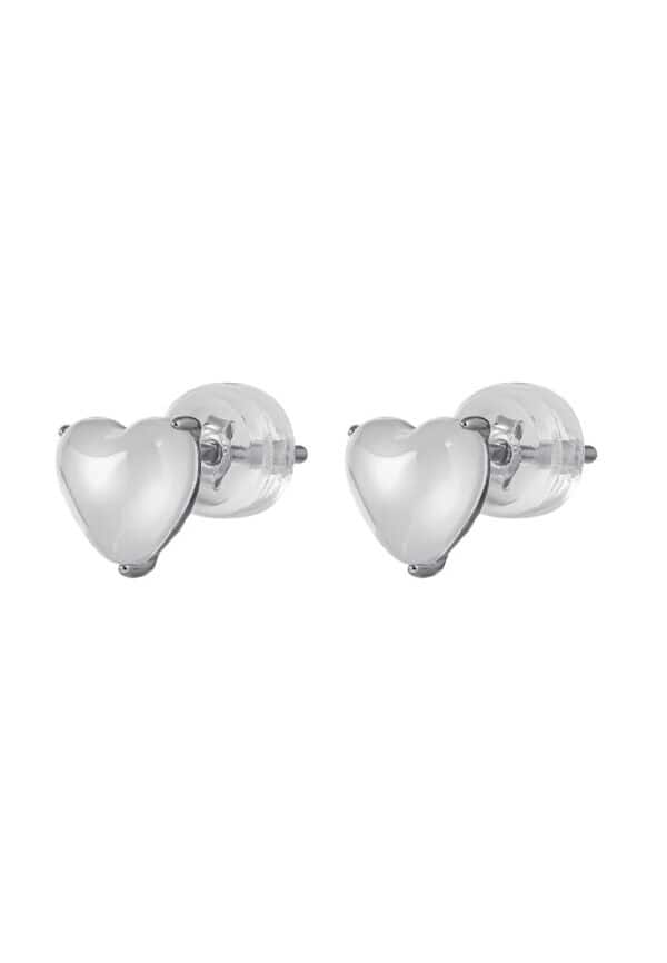 TOMEI Harvest Glow Collection, Nephrite Heart Earrings [Online Exclusive]