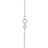 TOMEI Diamond Pendant Set, White Gold 375/585
