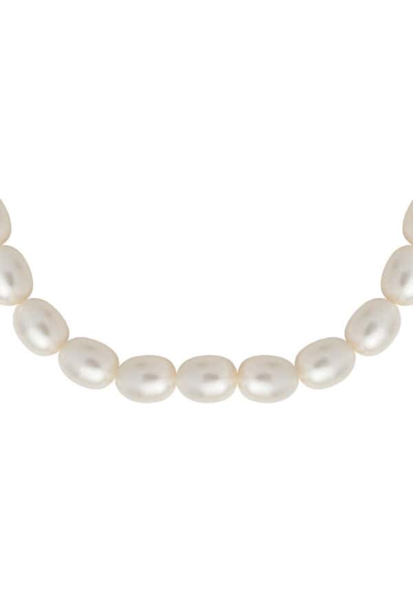 TOMEI Natural Pearl Necklace, Cream-White