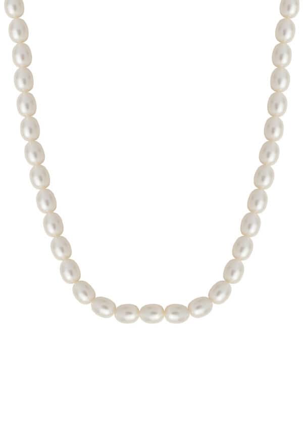 TOMEI Natural Pearl Necklace, Cream-White