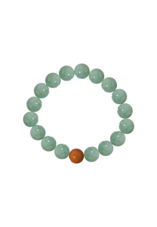 TOMEI Palace Grace, Greenish Jade Bead Bracelet