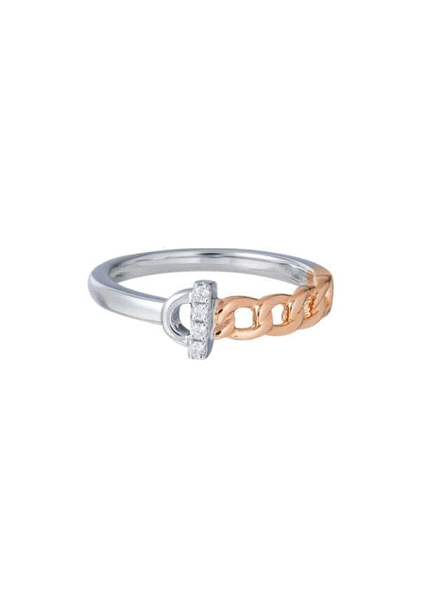 Tomei_0005s_0001_Sony_50900R4969WR-2.psd_d3ab3f34-1494-48f1-ac61-7ff4c00c3db2 TOMEI Diamond Ring, White+Rose Gold 585